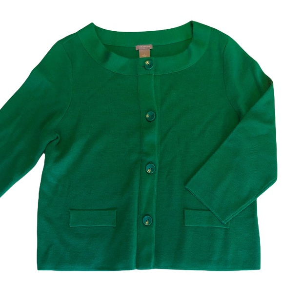 Ann Taylor Sweaters - Ann Taylor Green Cardigan Sweater | Large